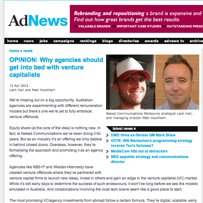 View article on Adnews