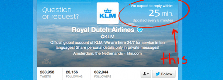 KLM Implement Old ‘Psychology of Waiting’ Trick in New Twitter Tactic