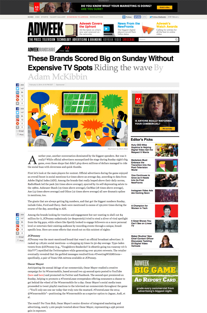 Lach_Hall_CarMax_SuperBowl_Slow_Clap_Adweek_How-Did-Oscar-Mayer--Spotify-and-JCPenney-Score-During-the-Big-Game----Adweek